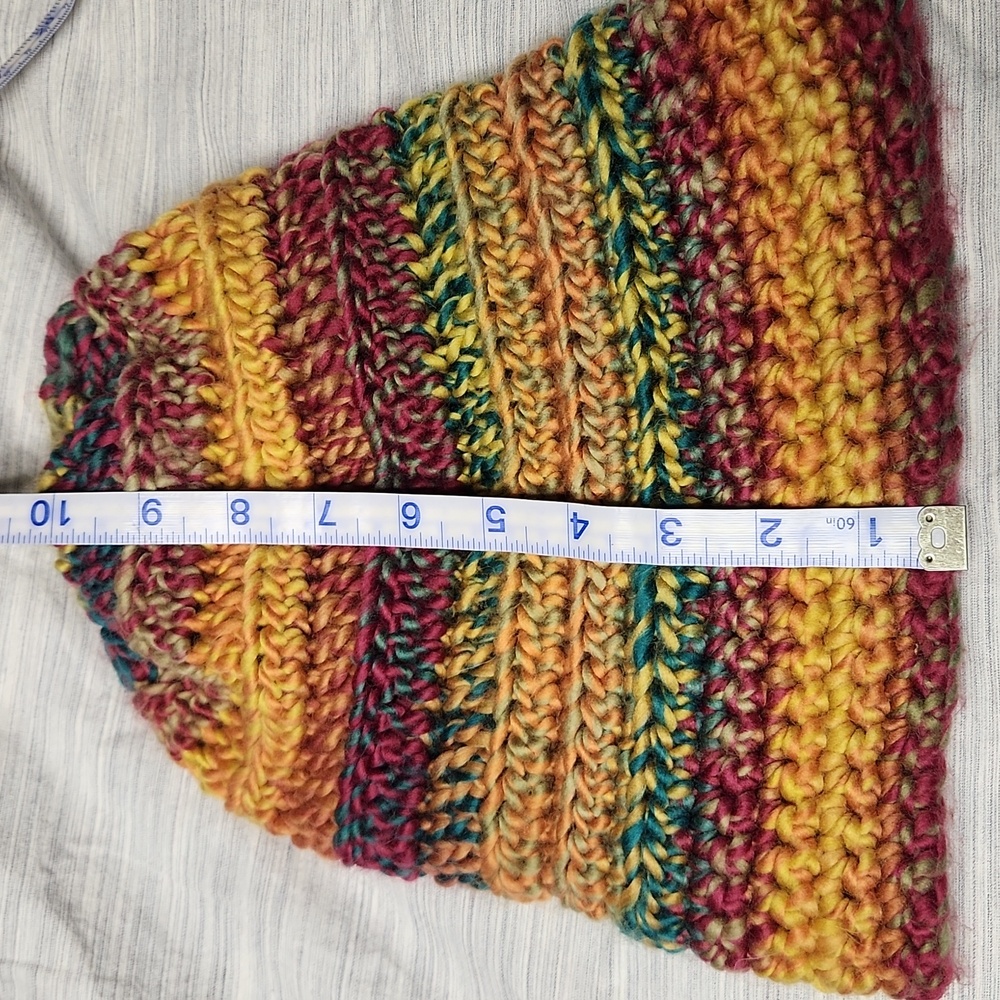 Homemade crocheted stocking hat - Picture 2 of 3